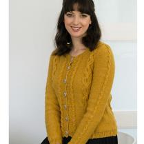 (N1529 Cabled Cardigan)